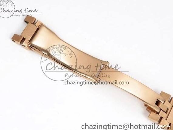 Day 1:1 Tiffany RAF Stone Edition on Best RG Blue RG Date A2836 Dial Bracelet Roman 36 0523